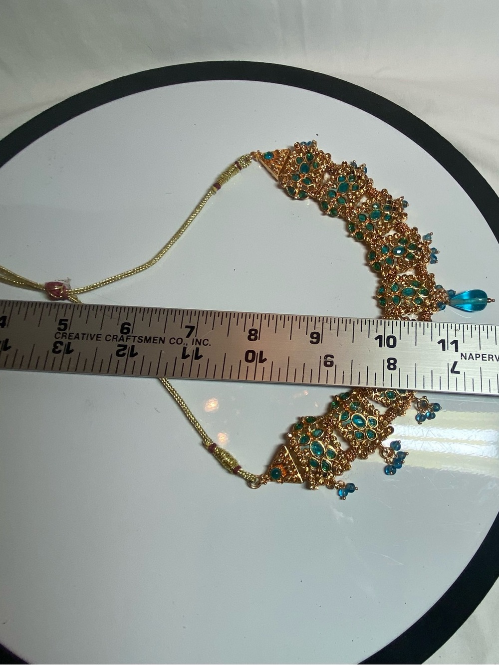 Traditional Indian Jewelry set. Length adjustable. - Picture 7 of 9